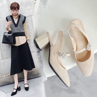 Strappy Suede Heels Size 32 to 43