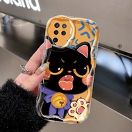 Casing HP OPPO A94 F19 Pro Reno 5F Reno 5 Lite Reno5 F Reno5 Lite Case Cute Cartoon Cat HP Angry Yellow Phone Case Softcase Anti drop Silicone Casing