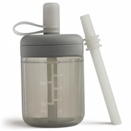 Moonkie Baby Straw cup |   Silicone Toddler Sippy Cup Training Cup with Straw Lid |   BPA-Free Drop-