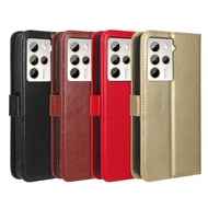Suitable for HTC U23 Pro Phone Case HTC U23 Pro 5G Phone Leather Case Flip Card Money Crazy Horse Pa