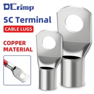 SC16-6 SC25-8 SC35-8 SC1.5-95mm² Tinned Thicken Copper Lugs Ring Bolt Hole Crimp Terminal Wire Weldi