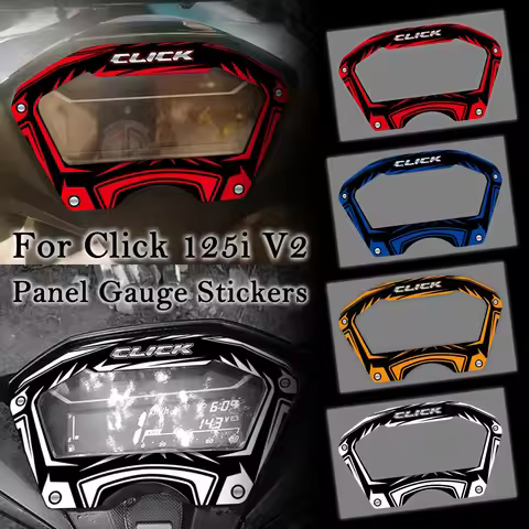 For Honda Click 125i V2 CLICK 125 i v2 Motorcycle Dashboard Panel Gauge Decorative Reflective Sticke