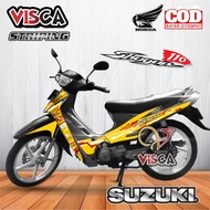 Stiker Striping Shogun 110 R Variasi Hitech