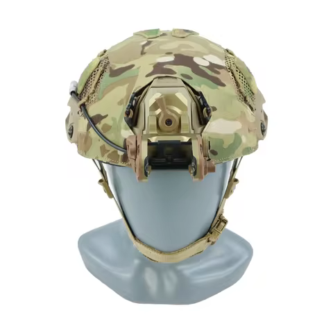 TW-HC009 TwinFalcons Camouflage Tactical Helmet Cover Fit FAST SF Helmet Airsoft Paintball Outdoor S