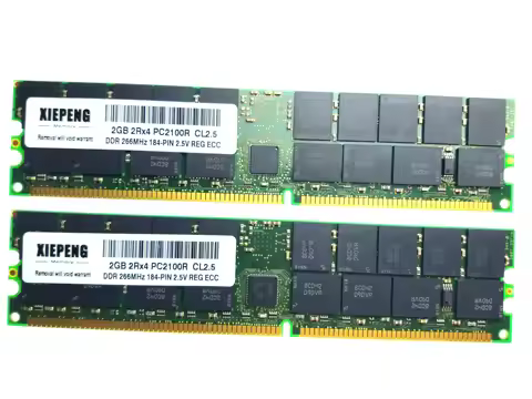 Server RAM 4GB PC2700R 333 ECC REG PC3200 2GB DDR 400MHz PC2100 ECC Registered Memory for Dell Power