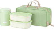 日本 Thermos膳魔師 保溫飯盒套裝 保溫飯盒 湯壺 飯壺 800ml (DUSTY GREEN) 平行進口