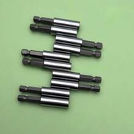 10pcs Magnetic Hex Drill Bit Holder Extension Sleeve 1/4" Electric Tool, 2.36" Long, Improve Electri