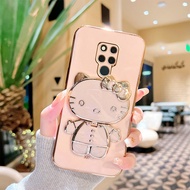 Casing Huawei Mate20X /Mate20 Pro /Mate20 /Mate10 Pro /Mate10 Fashion KT Cat Bracket shockproof Phone Case Cover