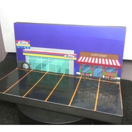 Miniature car diorama display stand