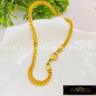 zoaj.ph Italy Gold 750 Foxtail Bracelet