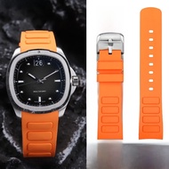 มิโด้ เอ็ม 049526 ผู้ชาย Watchband ยาง Arc ปาก 22 มม.ความหนาปานกลางหัวเข็มขัดอินเทอร์เฟซเหมาะสําหรับ