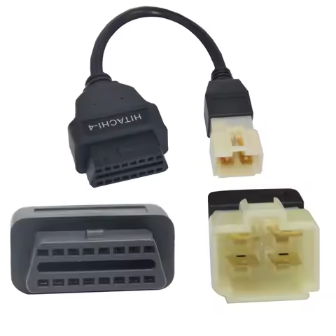 FCAR Car Diagnostic Scanner Connector HITACHI-4 For 24V Diesel Vehicle Durable High Quality OBD2 Ada