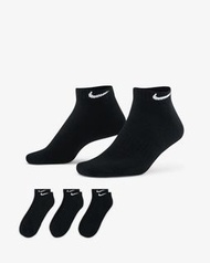 Nike 厚底襪 黑色 運動襪 腳踝 短襪 訓練襪 23公分 女生運動短襪