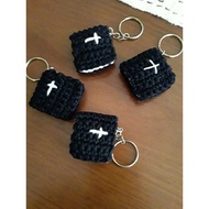 Bible Crochet Keychain/Bible keychain/Bible Crochet/Crochet keychain