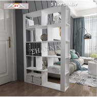 Color life Hugo Divider / Divider For Living Room / Living Room Display Cabinet / Bedroom Book Shelf