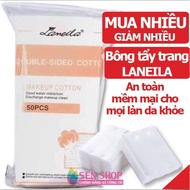 Lameila makeup remover cotton 50 pieces of domestic makeup remover cotton, 3 layers of natural cotto