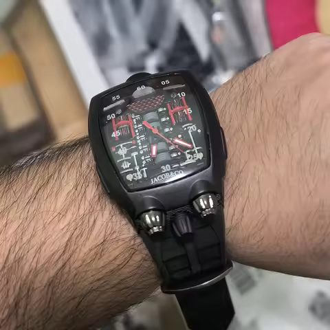 AAA 888 Nice Full Steel Jacob & Co Original Brand Watches For Mens Special Multifunction Watch Busin