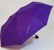 BEAR - 簡約糖果色三折疊晴雨傘（紫色 53.5*8K）