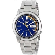 【現貨】Seiko 精工 5 Automatic Blue Dial Silver Stainless Steel Men's Watch SNKK27K1 自動機械不鏽鋼 男士腕錶