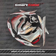 NVX155 V2 AEROX SILVER ULTRAMAN 2022 COVERSET ORIGINAL THAILAND