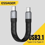 Essager USB4.0 Full-function Data Cable PD3.1 240W/60W Type-C To Type-C 40Gpbs Transmission 8K60Hz V