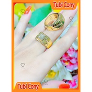 Men's ring N1335-307-gold with strong, luxurious CZ - Tubicony - Very beautiful to wear out or to pa