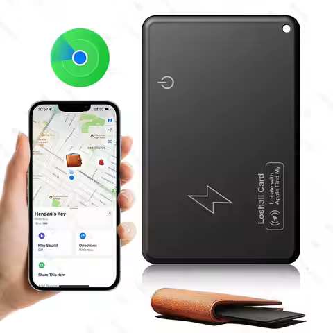 Wireless Charging Tracking Location Wallet Tracker Card GPS Locator Smart Tag Phone Device Find My A