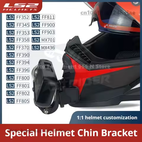 LS2 Helmet Customized MX701 436 FF370 352 800 801 802 805 811 903 Chin Mount for for GoPro Hero10 In
