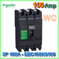 รอใส่รูป Schneider เบรกเกอร์ 3P 100A - EZC100H3100 เบรกเกอร์ตู้3เฟส รุ่น30KA เบรกเกอร์ชไนเดอร์