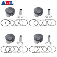 Motorcycle STD ~ +100 56mm 56.25mm 56.50mm 56.75mm 57mm Piston & Rings Kit For YAMAHA FZR400RR SP 3T