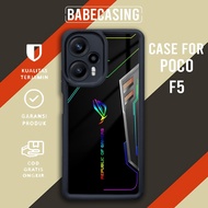 HP Babe Case XIAOMI poco F5 5G Casing Poco F5 [Rog] Case Glossy Casing Hardcase Softcase Premium