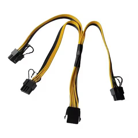 Host Case Mainboard 8Pin CPU To 3-Port 8p 6+2pin Pci-e PCI Express GPU Graphics Card Power Supply So