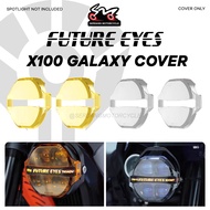 FUTURE EYES X100 Lens Cover Spotlight Headlamp LED Motor Motorcycle fog light Accessories