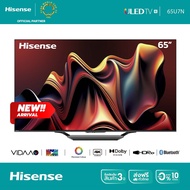 [NEW 2024] Hisense TV 65EU7N ทีวี 65 นิ้ว Mini LED ULED 4K  VIDAA U7 Quantum Dot Colour Voice contro