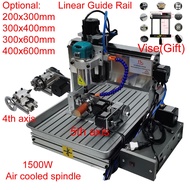 5 Axis CNC 6040 Wood Router 1500W 4 Axis Metal Milling Aluminum Engraving Carving Machine 3040 PCB E