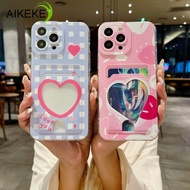 Compatible For Huawei Y9S Y7 Y5 Prime Y7 Y6 Pro Y9 Y8S Y5 Lite 2018 2019 2020 Phone Case Korean Style Girls Transparent With Wallet Holder Card Soft Back Cover