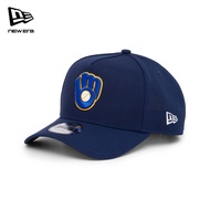 New Era 9FORTY A-Frame Milwaukee Brewers Navy Snapback Cap