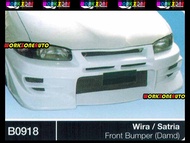 B0918 Proton Wira / Satria Fiber Front Bumper (Damd) Body kit Bodykit