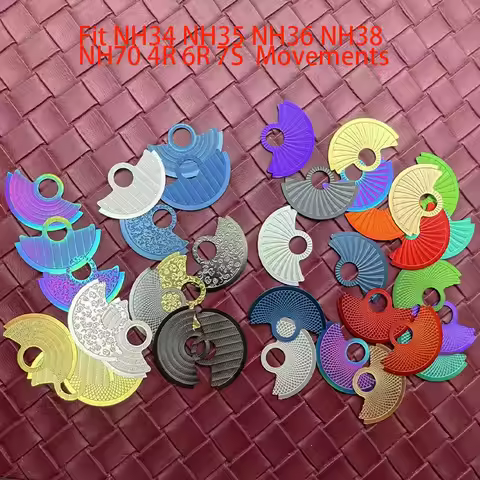 Custom NH35 Automatic Hammer Rotor Metal Patch Fits NH36 NH38 4R35 4R36 6R 7S Movement SKX007 Watch 