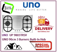 UNO UP 9803TRSV 90cm 3 Burners Built-In Hob / FREE EXPRESS DELIVERY