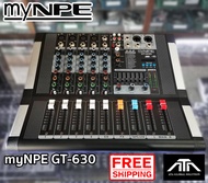 MYNPE NPE GT-630 POWERMIX USB/BT เพาเวอร์มิก มิกซ์ มิกเซอร์ เครื่องเสียง ตัวปรับแต่งเสียง POWERMIXรุ่นGT-630