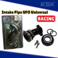UFO Universal 28mm Tengkuk Intake Pipe Racing Tengkok With Rubber EX5 DREAM WAVE100 WAVE125 CLASS1 K