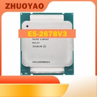 E5 2678 2678V3 V3 2.5GHz 30MB 12Core 120W 22nm เต้ารับแอลจีเอโปรเซสเซอร์ซีพียู2011-3 SR20Z