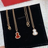 Qeelin 迷你葫蘆V金項鍊