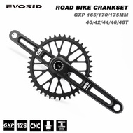 Gravel Road Bike Crankset GXP Single Disk10/11/12Speed Hollow Ultra-Light Crankset
