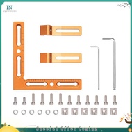 【bairddoro】CNC Workpiece locationing Fixture, CNC Vise/CNC Clamps for T-Slot & Perforated Tables - E