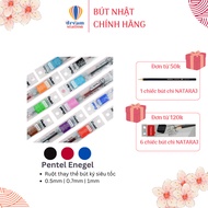 [Genuine] Japan Pentel Energel LRN5 LR7 LR10 I 0.8mm I Pen Lead Replacement For Energel I Pen Series Free 6 Pencils