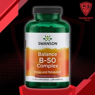 Multivitamins | Multivitamin Swanson Balance B-50 Complex - Supplement energy, protect the heart - G