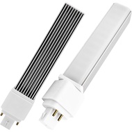 QLEE 9w Gx24q 4-Pin Vertical LED Light Bulb PL-C Retrofit Equivalent CFL 18w G24q-2 G24q-3 990 Lumen
