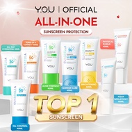 YOU TOP 1 Sunscreen Sunbrella Family SPF50+PA++++UV Skincare Triple UV Aloe-B5 Tone Up Brightening A